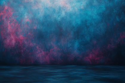 Textured Blue and Pink Wall