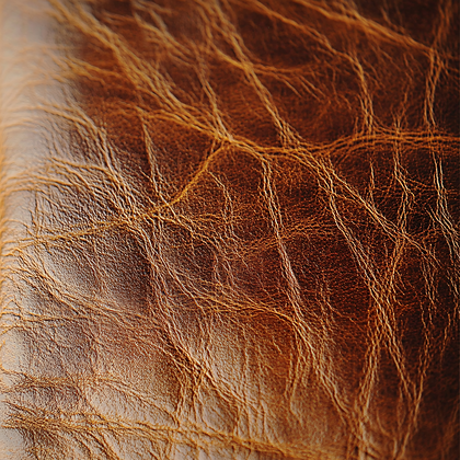Textured Brown Leather