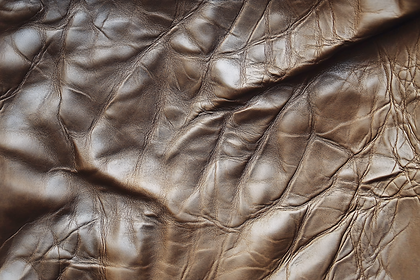 Textured Brown Leather Surface