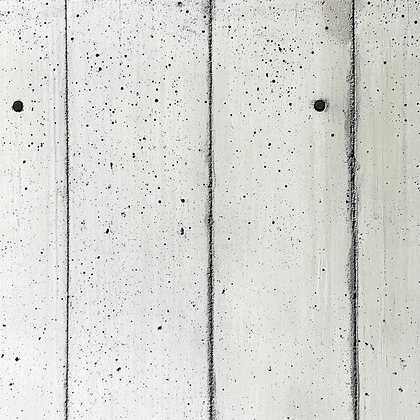 Textured Concrete Wall with Formwork