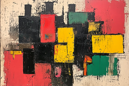 Textured Geometric Abstract
