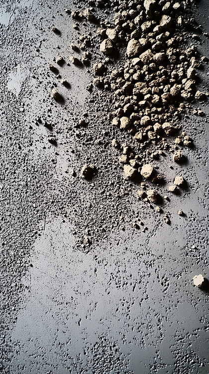 Textured Ground with Crumbled Soil
