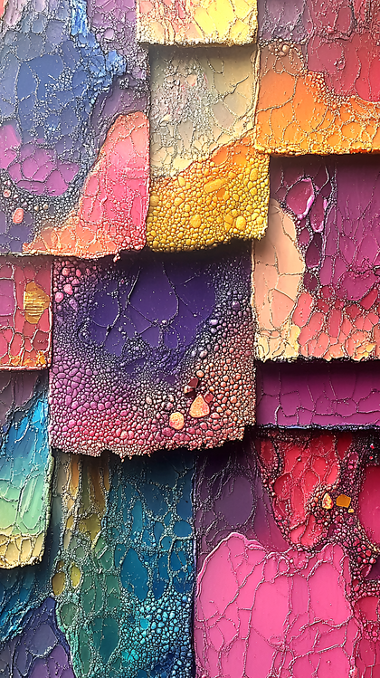 Textured Mosaic Tiles