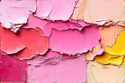 Textured Palette of Pink and Yellow