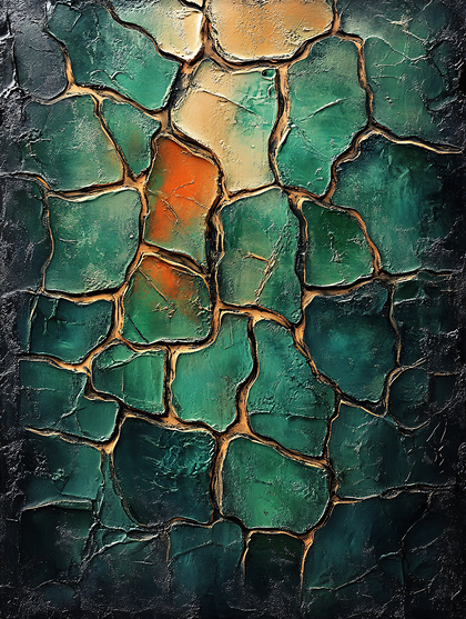 Textured Stone Mosaic
