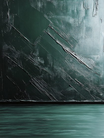 Textured Teal Abstract