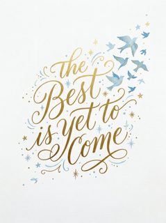 inspirational calligraphy birds