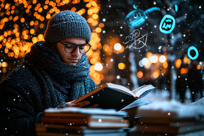 The Reader in Winter