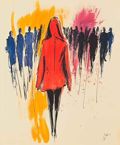 The Red Coat Crowd