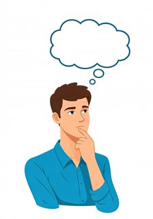 thinking man illustration