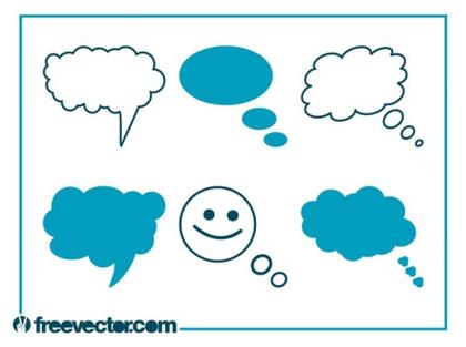 Thought Bubbles Free Vector