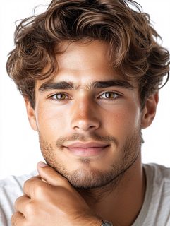 Thoughtful Young Man Portrait