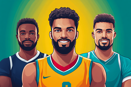 Three Basketball Players