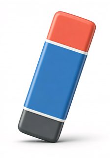 colorful pencil eraser