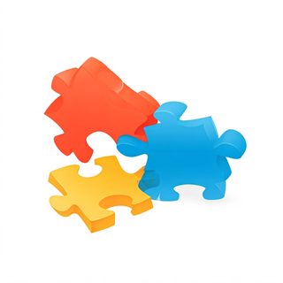 colorful puzzle pieces
