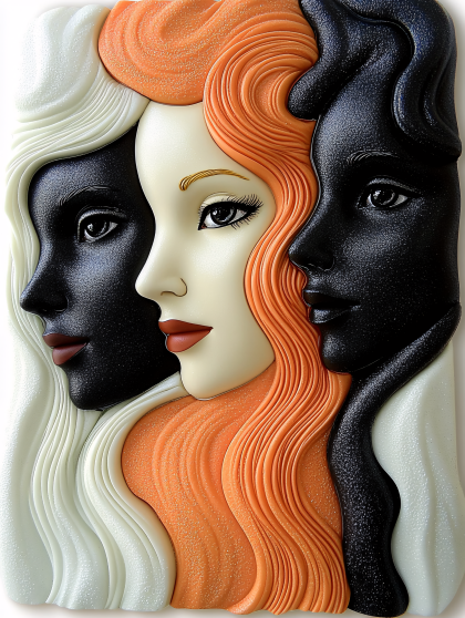 Three Faces Profile