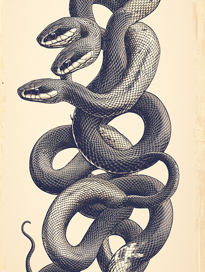 Three-Headed Snake