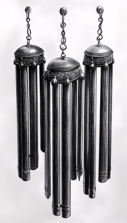 Three Ornate Chimes