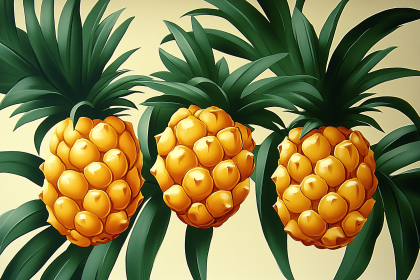 Three Pineapples