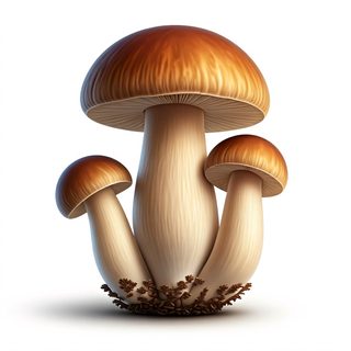 porcini mushrooms cluster