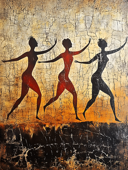 Three Running Women
