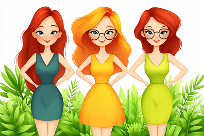 Three Stylish Women