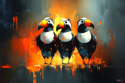 Three Toucans