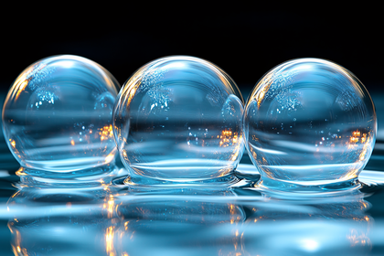 Three Transparent Bubbles