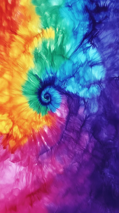 Tie Dye Spiral