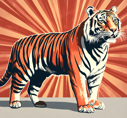 Tiger Art Illustration