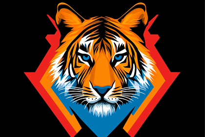 Tiger Head Vector