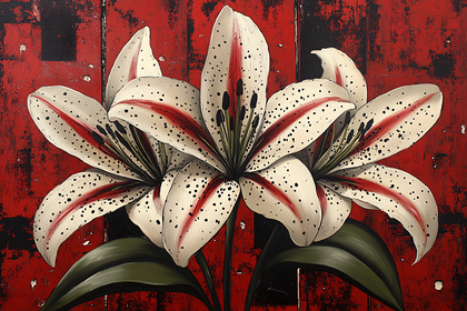 Tiger Lilies Painting