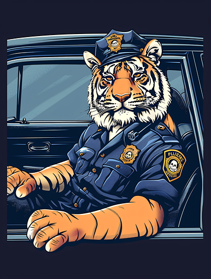 Tiger Police Officer