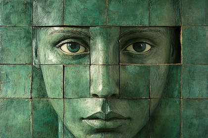 Tiled Emerald Face