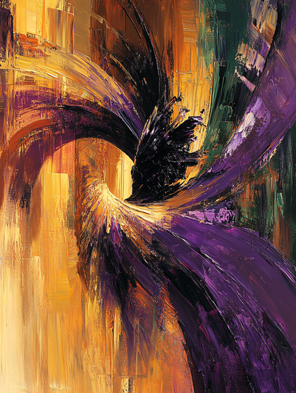 Title: Swirling Abstract Art