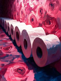 Toilet Paper Art