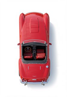 red classic convertible