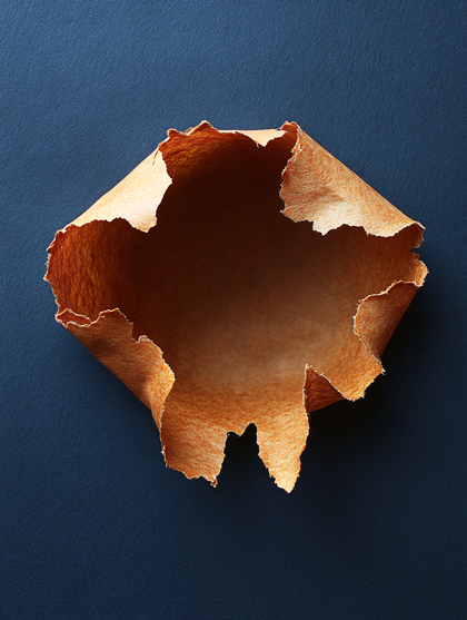 Torn Brown Paper Hole