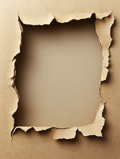 Torn Paper Frame
