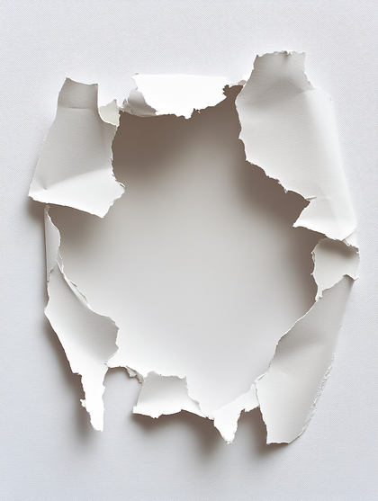 Torn Paper Hole