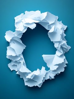 Torn Paper Ring