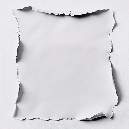 Torn White Paper