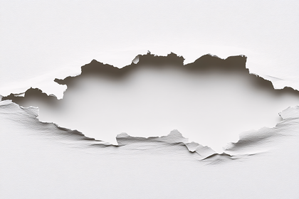 Torn White Paper