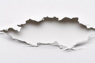 Torn White Paper