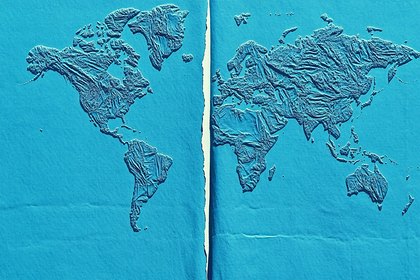 Torn World Map