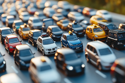 Toy Car Traffic Jam