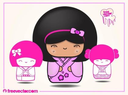 Toy Dolls Free Vector