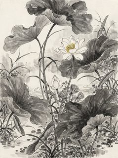 chinese-lotus-painting