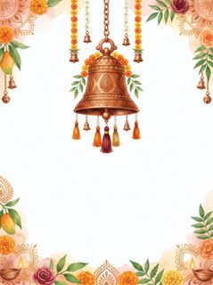festive temple bell