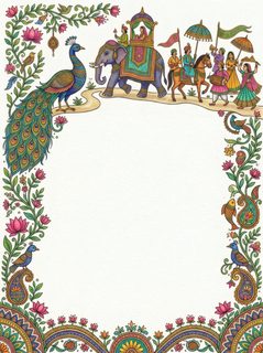 Indian wedding frame